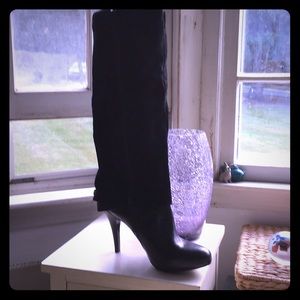 Nine West Fiorella knee-high leather boots